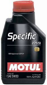 MOTUL SPECIFIC MB 229.51 5w30 1л., спец. для Mercedes-Benz, масло моторное синтетика